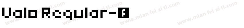 Valo Regular字体转换